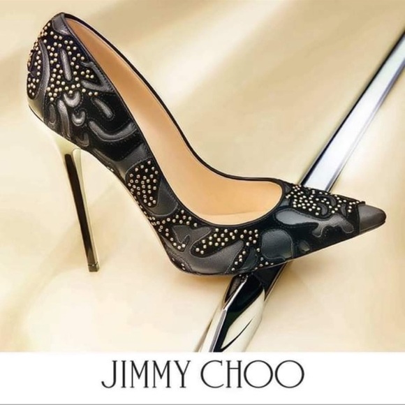 Jimmy Choo Shoes - JIMMY CHOO ABEL STUDDED STILETTOS